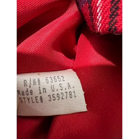 Red Plaid Women's Vest - Picture 5 of 5